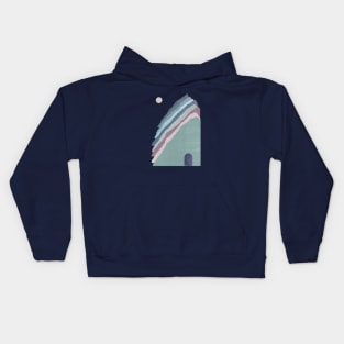 abstract landscape art Kids Hoodie